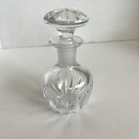 Other - VINTAGE CUT GLASS PERFUME BOTTLE WITH STOPPER